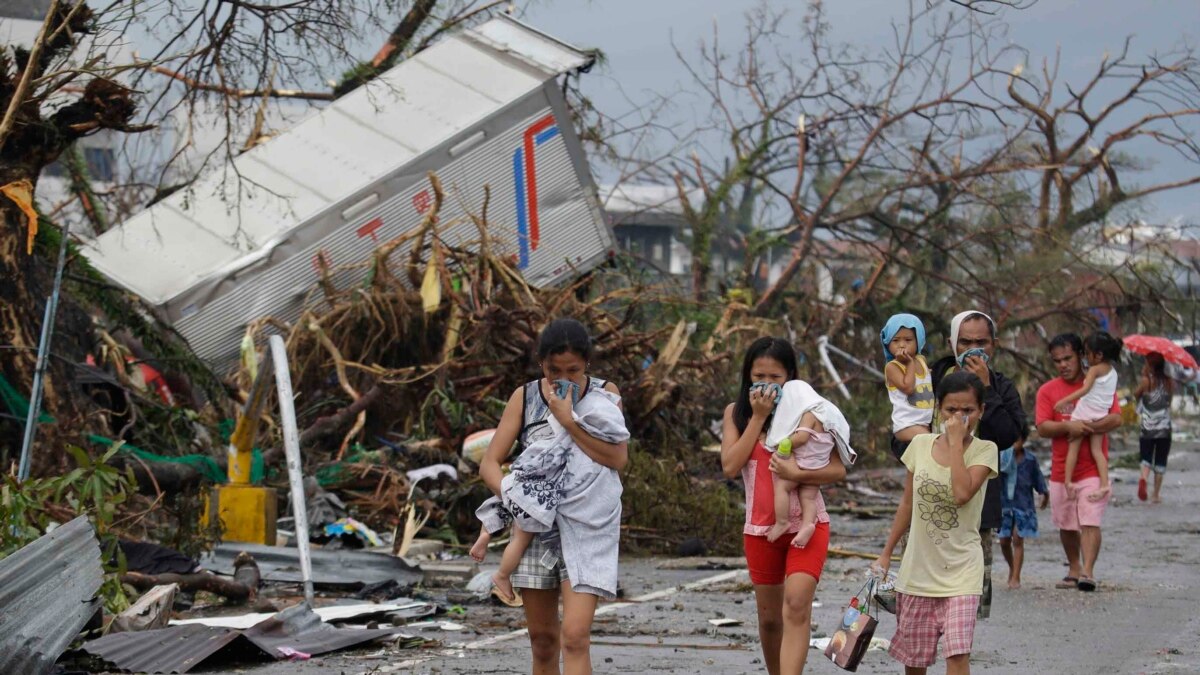 News Article About Storm Surge In The Philippines