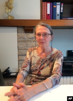 FILE - Psychiatrist Dr. Lieve Thienpont in Ghent, Belgium, June 29, 2017.
