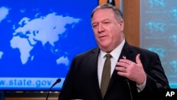 အမေရိကန် နိုင်ငံခြားရေးဝန်ကြီး Mike Pompeo