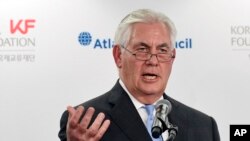 Sekreteri wa Reta wa Reta zunze ubumwe z'Amerika, Rex Tillerson.