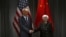 Bộ trưởng Tài chính Hoa Kỳ Janet Yellen (phải) và Phó Thủ tướng Trung Quốc Lưu Hạc vừa gặp nhau tại Zurich, Thụy Sĩ, hôm 18/1. 