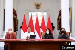 Presiden Jokowi Desak DPR RI untuk segera mengesahkan RUU PPRT. (Biro Setpres)