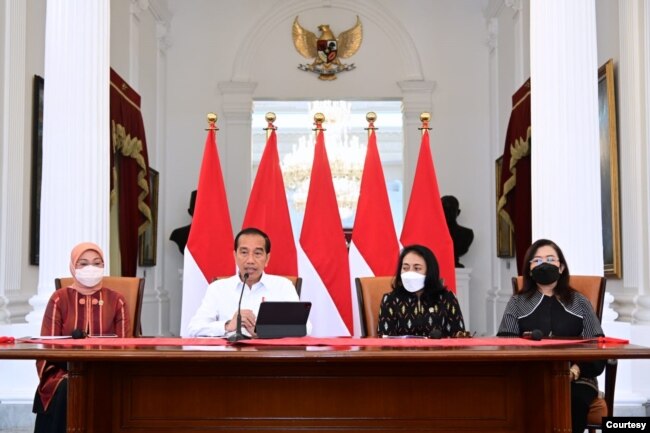 Presiden Jokowi Desak DPR RI untuk segera mengesahkan RUU PPRT. (Biro Setpres)