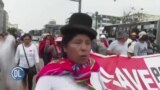 Wananchi wa Peru washinikiza kufanyika uchaguzi, waandamana