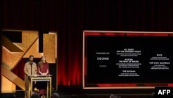 Annonce des nominations pour la 95e cérémonie des Oscars, le 14 janvier 2023 à Los Angeles. 