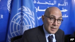El Alto Comisionado de las Naciones Unidas para los Derechos Humanos, Volker Türk, en una conferencia de prensa en Khartoum, Sudán, el 16 de noviembre de 2022. Türk llegó a Venezuela el 26 de enero de 2023, para una visita de tres días.