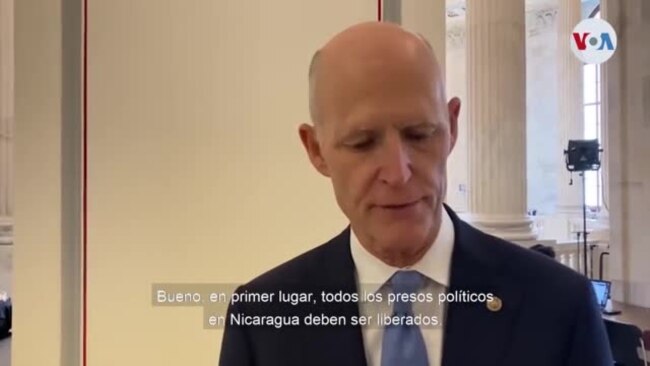 Senador Rick Scott: “Todos los presos políticos en Nicaragua deben ser liberados”