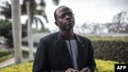 FILE: Thulani Maseko, human rights lawyer and activist, looks on as he gives an interview to Agence France-Presse in Lobamba, Eswatini, on September 22, 2018. 