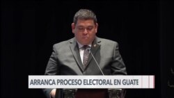 Arranca proceso electoral en Guatemala