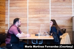 Marta Martinez Fernandez is completing a business degree at Brandeis University in the spring of 2023.