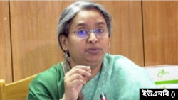 চাঁদপুরে ডাকাতিয়া নদীর তীরে ব্র্যাকের তিনটি শিক্ষাতরী উদ্বোধনী অনুষ্ঠানে বাংলাদেশের শিক্ষামন্ত্রী ডা. দীপু মনি। ২৭ জানুয়ারি, ২০২৩। 