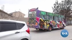 Kenyan Bus Owners Turn to Graffiti for Profit 
