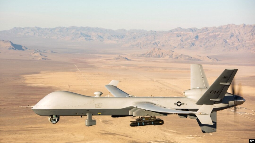 Испытания беспилотника MQ-9 Reaper на полигоне в Неваде, 14 января 2020 года