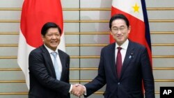 기시다 후미오 일본 총리와 페르디난드 마르코스 주니어 필리핀 대통령이 9일 도쿄에서 정상회담을 했다.