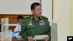 Tướng Min Aung Hlaing lãnh đạo chính quyền quân sự Myanmar.