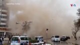 Las calles de Gaziantep, amanecen envueltas en polvo tras el terremoto