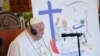 FILE: Pope Francis at the Apostolic Nunciature in Kinshasa, DRC. - Pope Francis arrived in the Democratic Republic of Congo on January 31, 2023, on a six-day trip to Africa that will also include troubled South Sudan. (Photo by VATICAN MEDIA / AFP) 