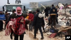 زلزلے سے متاثرہ ترکیہ اور شام میں امدادی کارروائیاں