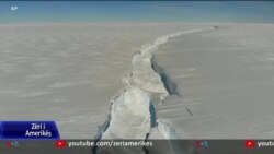 Ajsbergu shkëputet nga akullnaja në Antarktikë