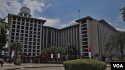 Masjid Istiqlal di Jakarta (foto: ilustrasi VOA/ Indra Yoga).