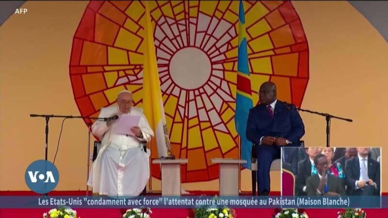 En RDC, le pape François s'insurge contre le 