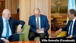 Madaxweynaha Soomaaliya iyo wasiirka difaaca ee Talyaaniga