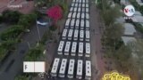 Rusia dona 150 autobuses a Nicaragua para el transporte público 