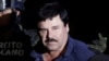 Foto de "El Chapo" Guzmán cuando fue recapturado en México el 8 de enero de 2016.