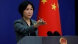 El portavoz del Ministerio de Relaciones Exteriores de China, Mao Ning, asiste a una conferencia de prensa en Beijing, China, el 3 de febrero de 2023.
