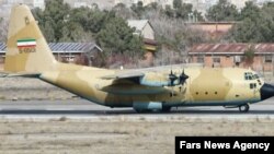 İran yardım qrupunu Təbrizdən Türkiyəyə Lockheed Hercules C130 təyyarəsi ilə göndərib