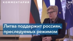 Ингрида Шимоните: Литва готова принимать россиян, спасающихся от преследований Кремля 
