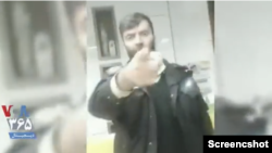 مأمور انتظامی که حاضر نشد تذکر حجاب اجباری بدهد. تصویر از ویدیو.