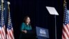 FILE - Sarah Huckabee Sanders, former White House Press Secretary, delivers remarks at the America First Policy Institute America First Agenda Summit in Washington, July 26, 2022.