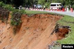A general view of the landslide in Batang Kali, Selangor state, Malaysia, Dec. 16, 2022.