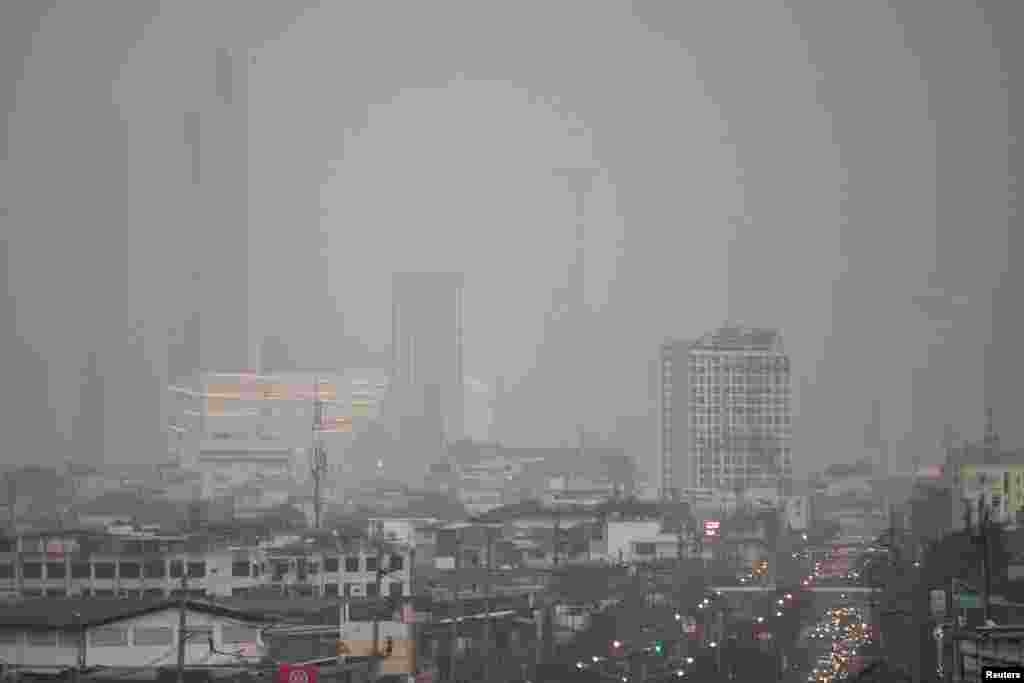 A view of the city amid air pollution in Bangkok, Thailand, February 2, 2023.&nbsp;