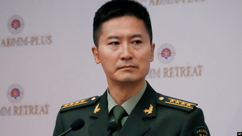 탄커페이 중국 국방부 대변인 (자료사진)