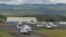 FILE - Helicopters serving in the United Nations Organization Stabilization Mission in the Democratic Republic of the Congo (MONUSCO), are seen at an airport the town of Bukavu, DRC, Oct. 23, 2018.