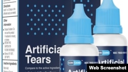 Obat tetes mata EzriCare Artificial Tears. (Foto: Tangkapan layar)