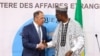 Russia Foreign Minister Sergei Lavrov and Mali Foreign Minister Abdoulaye Diop 