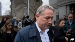 Charles McGonigal, former special agent in charge of the FBI's counterintelligence division in New York, leaves court in New York, Jan. 23, 2023.