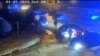 FILE - In this image from video released and partially redacted by the city of Memphis, Tennessee, Jan. 27, 2023, Tyre Nichols leans against a car after a beating by five Memphis Police officers on January 7, in Memphis. 