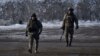 უკრაინელი ჯარისკაცები ქ. ბახმუტის მახლობლად, უკრაინის დონეცკის რეგიონში. 9 თებერვალი, 2023 წ.