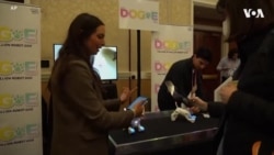 电子玩具狗性格多样亮相拉斯维加斯 国际消费类电子产品展览会独具特色 