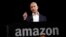FILE: Jeff Bezos, CEO and founder of Amazon, speaks in Santa Monica, Calif., on Sept. 6, 2012
