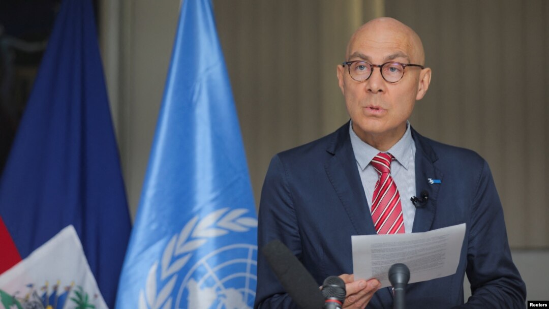 Volker Türk, ketua hak asasi manusia PBB, berbicara di Jenewa, Swiss (foto: dok). 