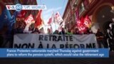VOA60 World - France Faces Strikes Over Pension Overhaul