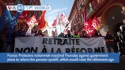 VOA60 World - France Faces Strikes Over Pension Overhaul