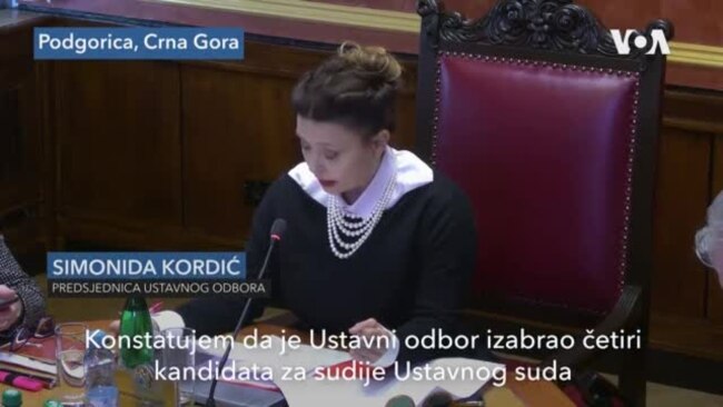 Predloženi kandidati za sudije Ustavnog suda Crne Gore
