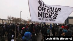 Manifestação no Brooklyn Center
