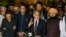 FILE - Shahbaz Sharif, center, then the Pakistan opposition leader, speaks at a press conference in Islamabad, Pakistan, April 7, 2022. He has called a conference of all political parties on Feb. 7, 2023, to seek agreement on how to tackle terrorism.